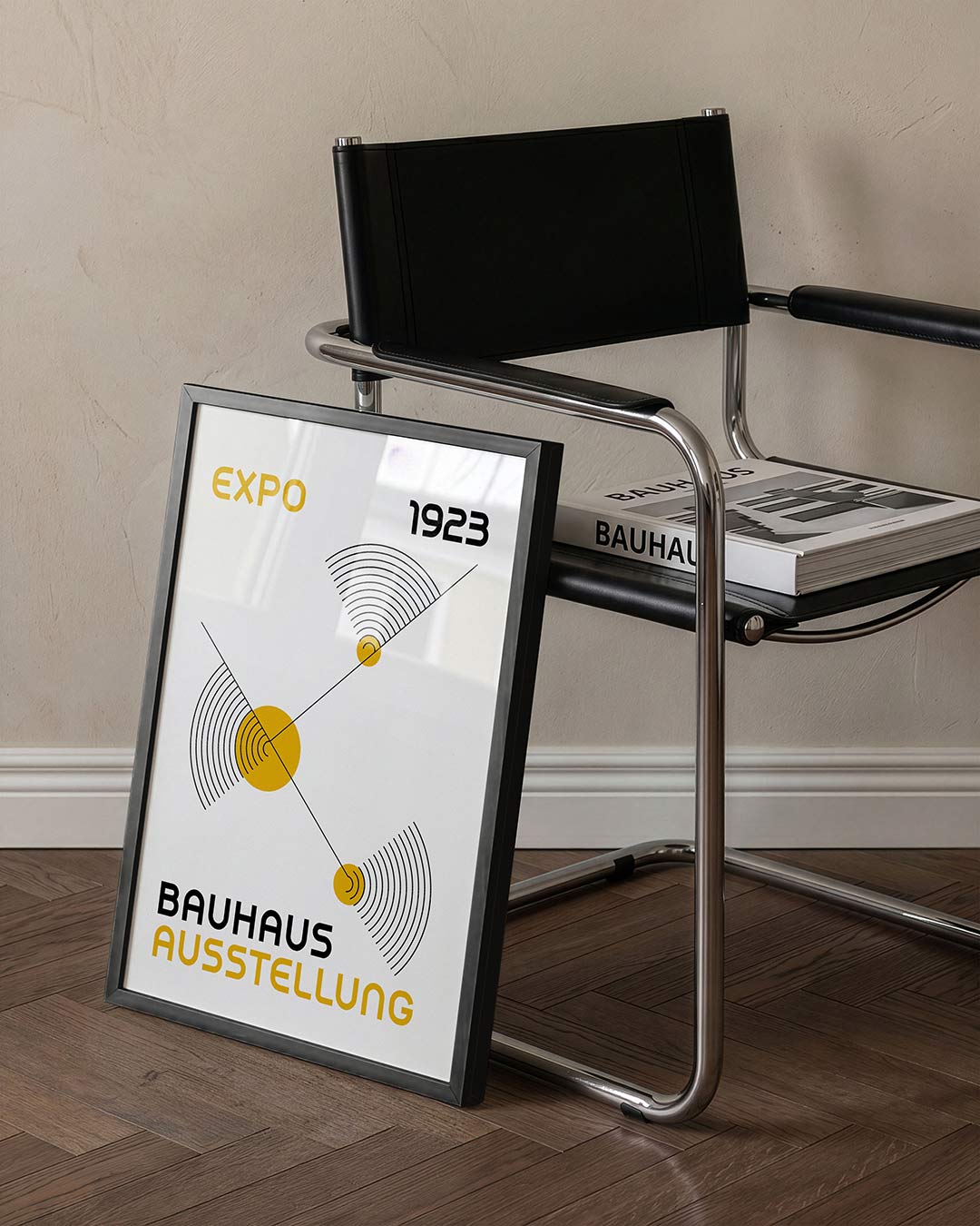 Lijnen en cirkels Poster