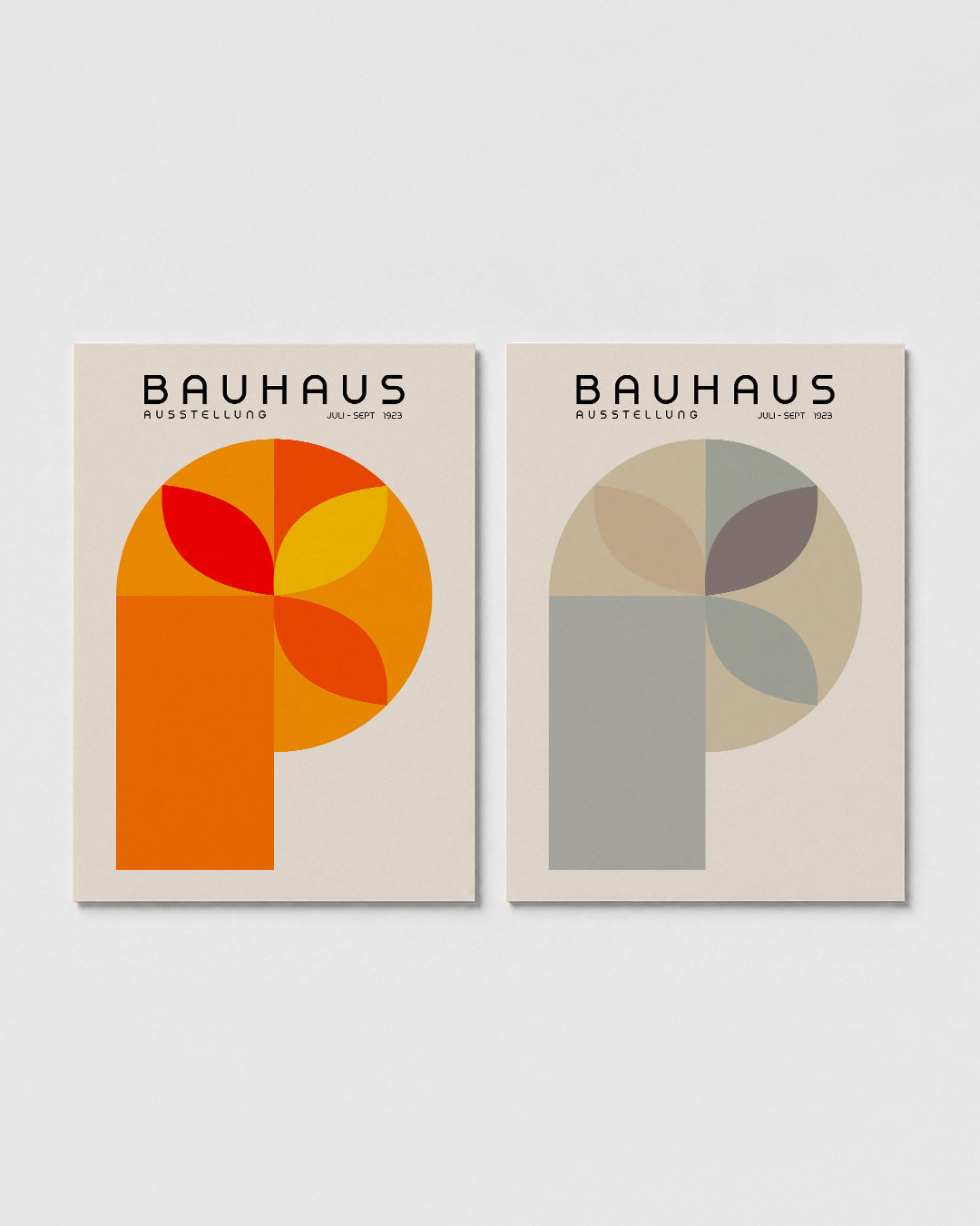 Vorm en kleurenspel Posterset