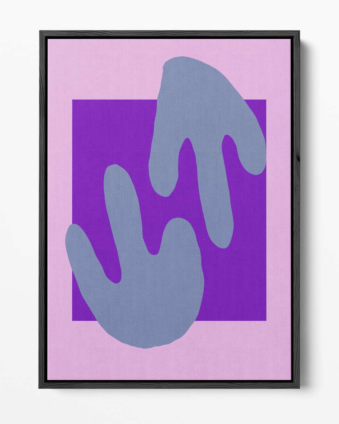 Abstracte Vormen in Pastel Kunstwerk-canvas-dibond-plexiglas-wanddecoratie-WallArtistic