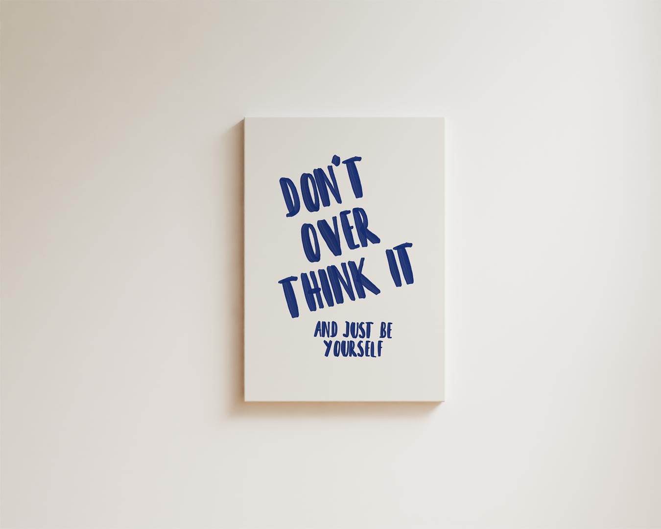 Simpelweg Jezelf Zijn Poster