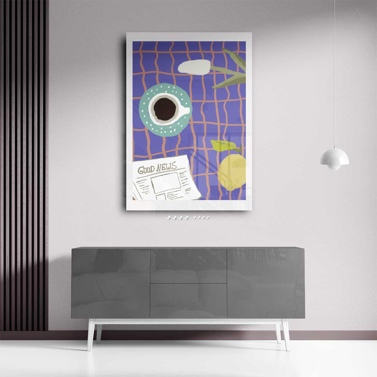 Ochtendgeluk voor Beginners Kunstwerk-canvas-dibond-plexiglas-wanddecoratie-WallArtistic