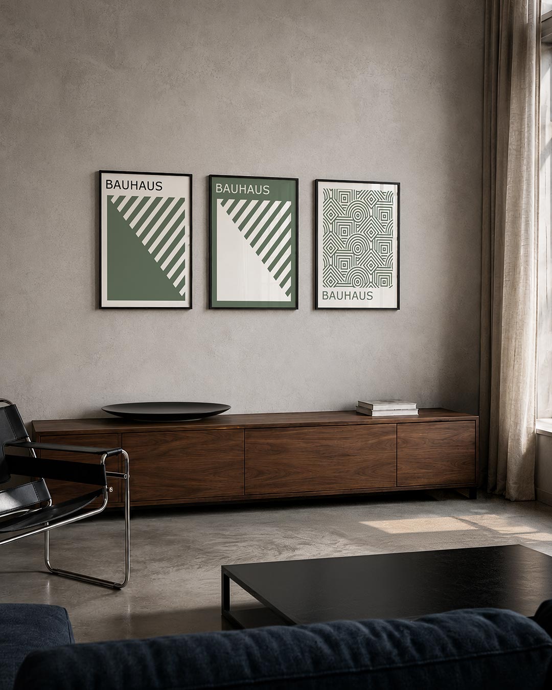 Lijnenspel en vlakken Posterset