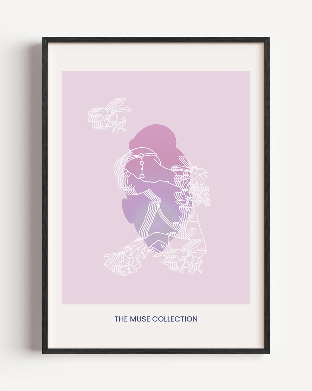 Dromerige Muse Poster-WallArtistic