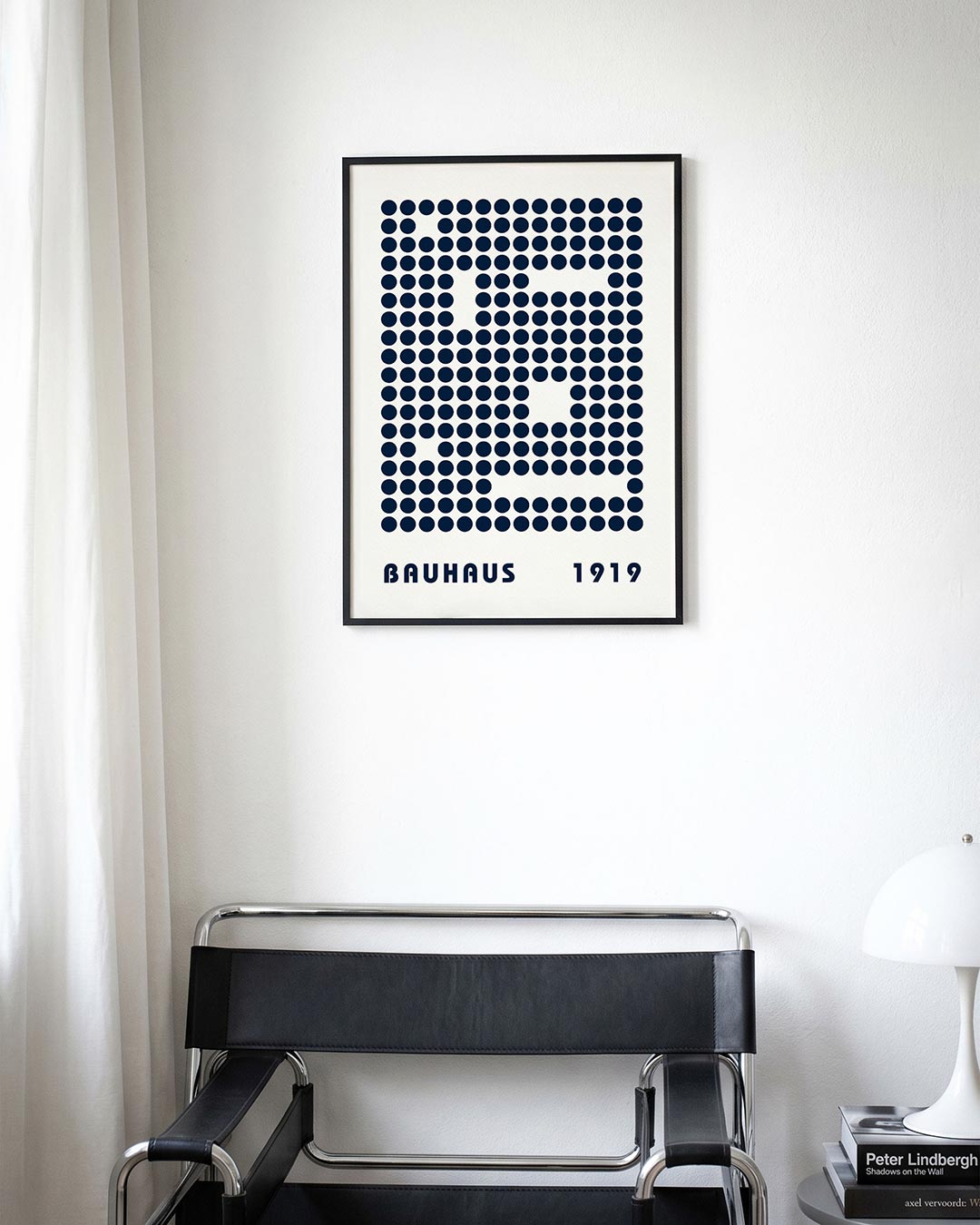 Puntpatroon en ruimte Poster