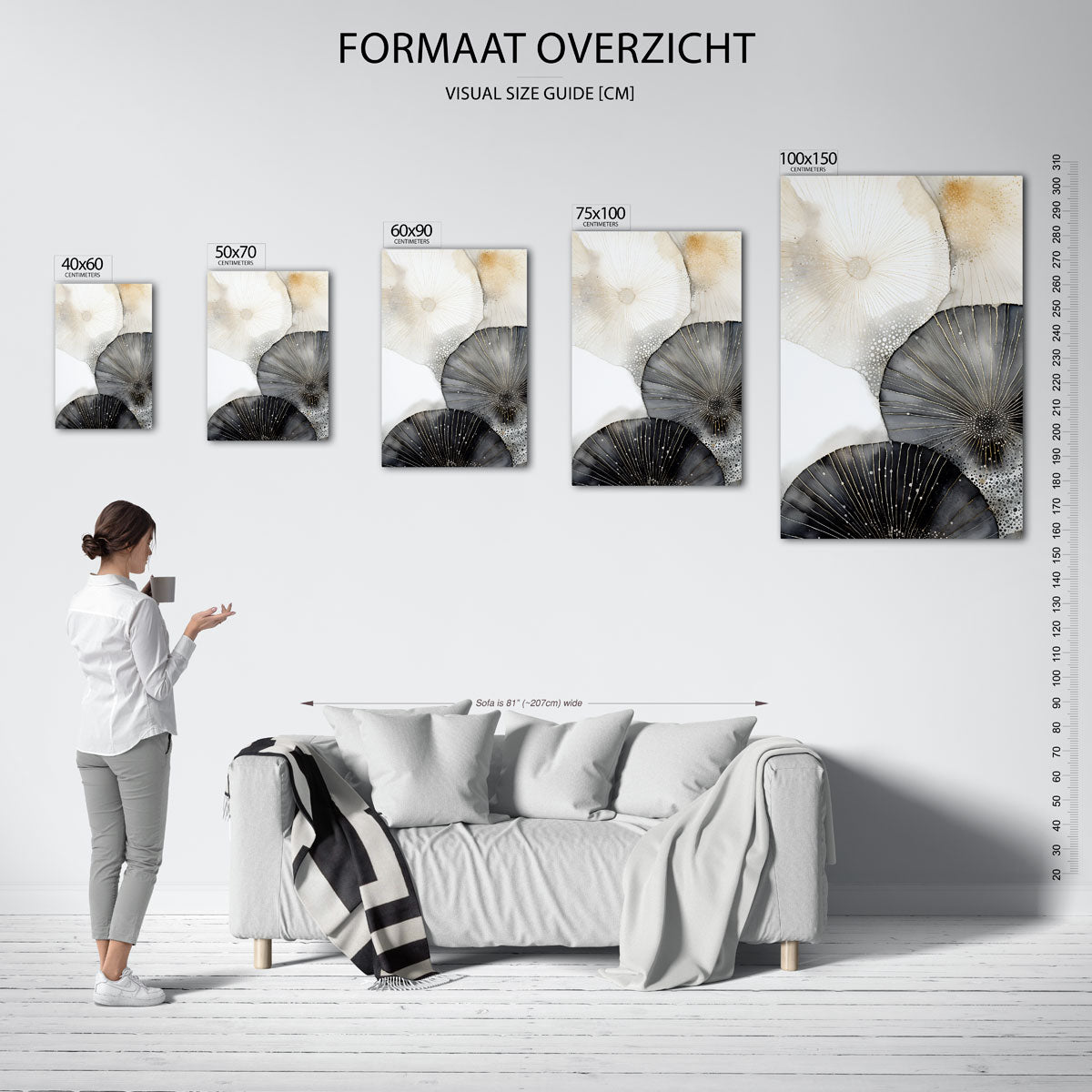 Organische vormen Kunstwerk