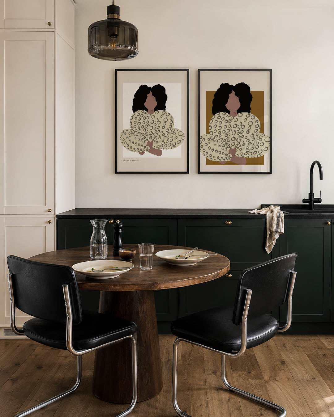 Vorm en patroon Posterset