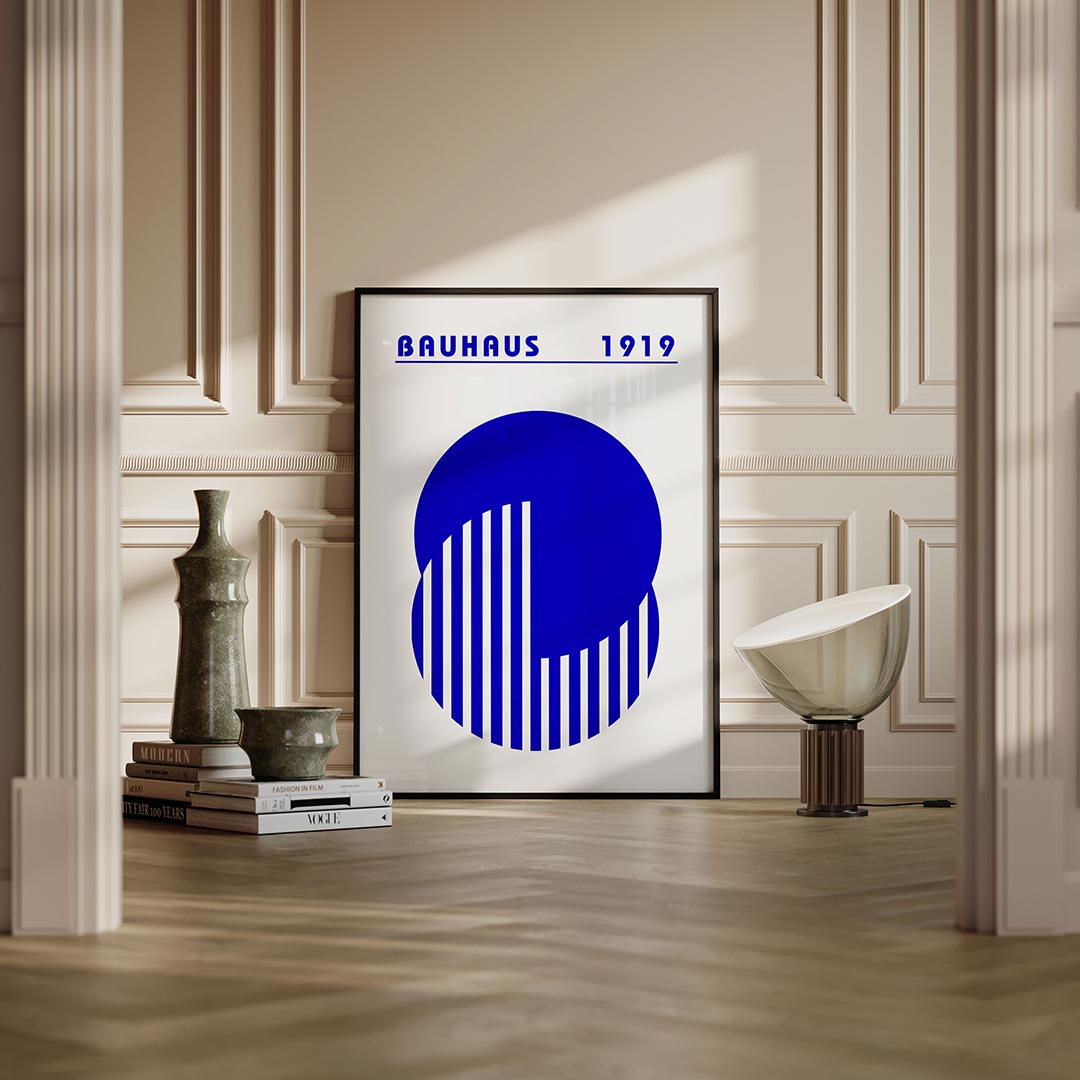 Cirkels en strepen Poster