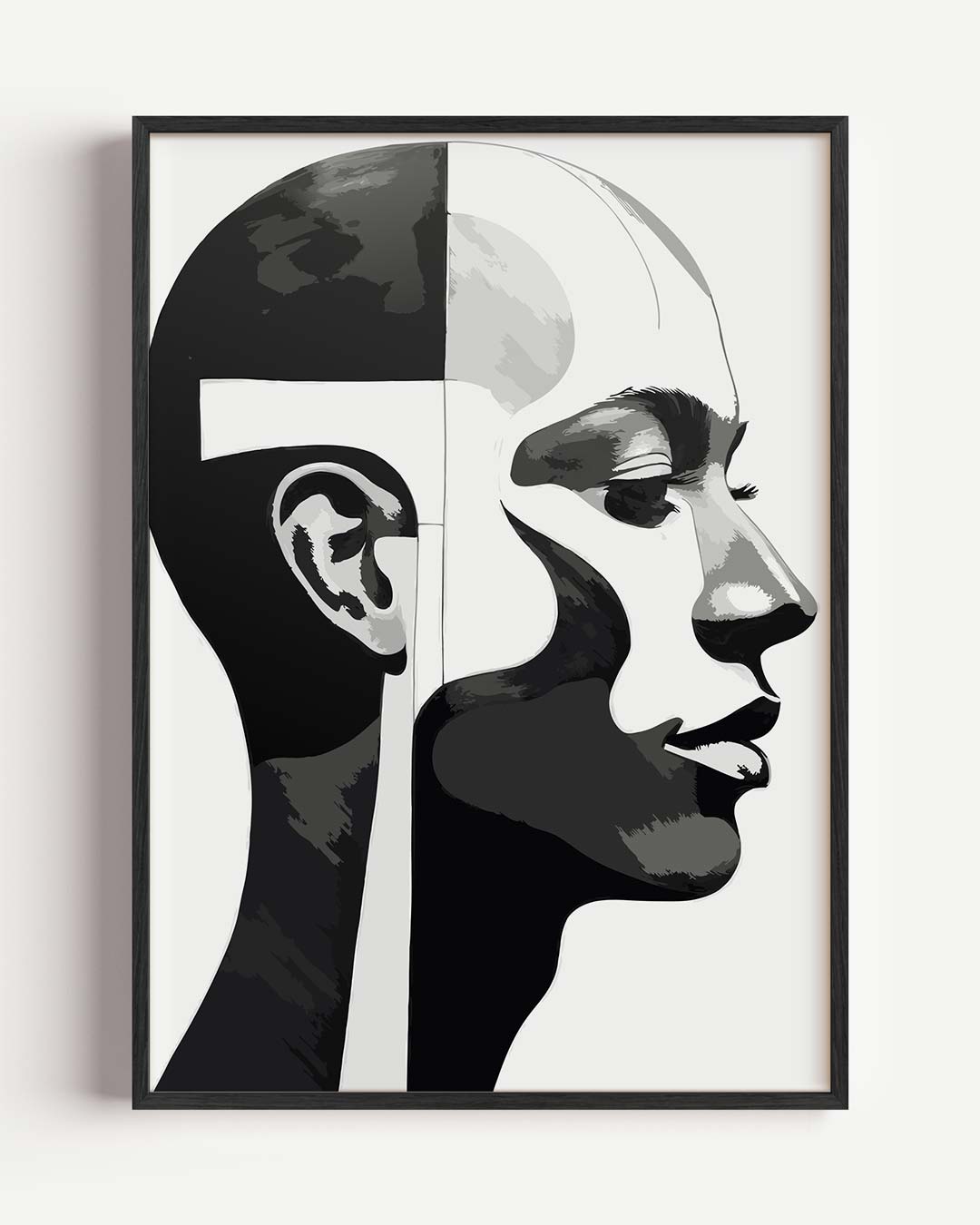 Moderne Contrasten Portret Poster