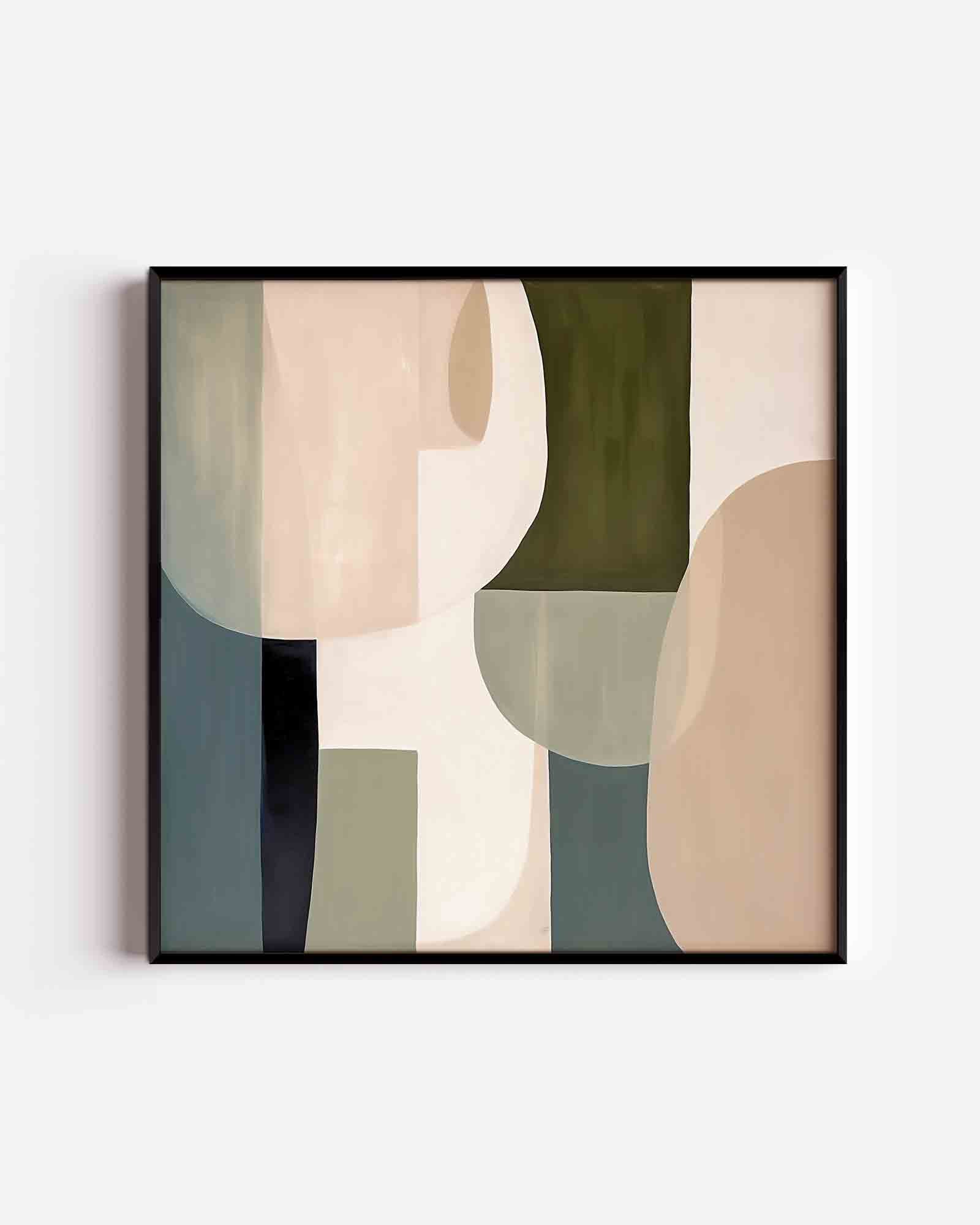 Abstracte vormen Poster