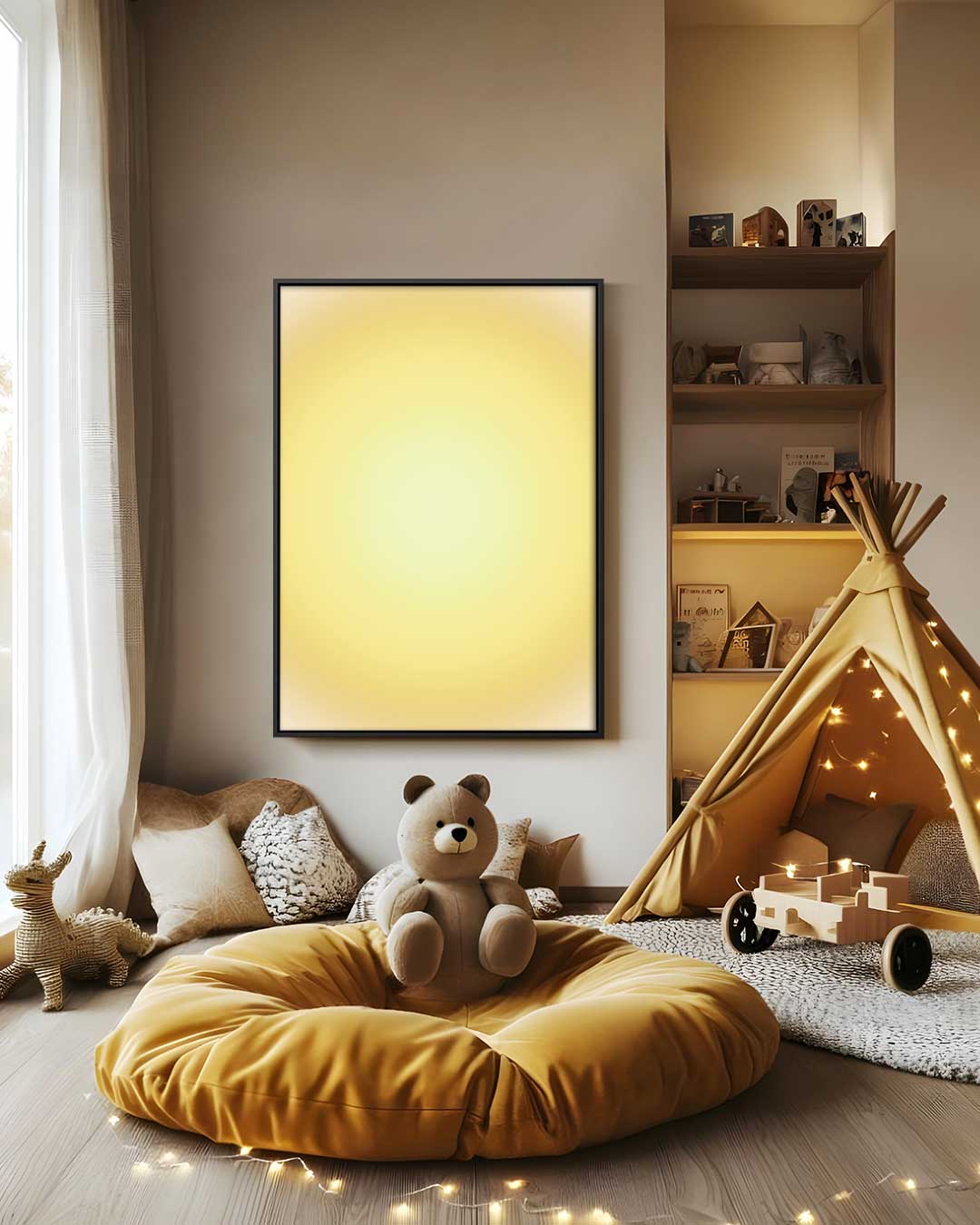 Zachte Zonsondergang Kunstwerk-canvas-dibond-plexiglas-wanddecoratie-WallArtistic