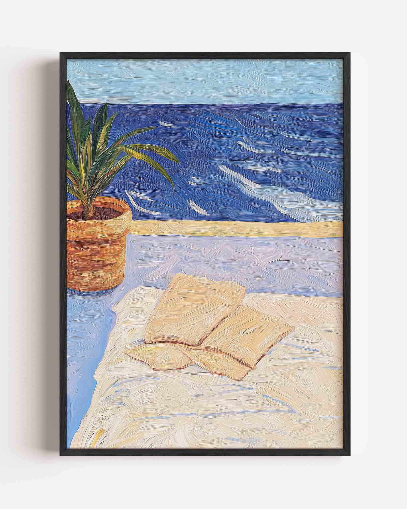 Plant en zee Poster