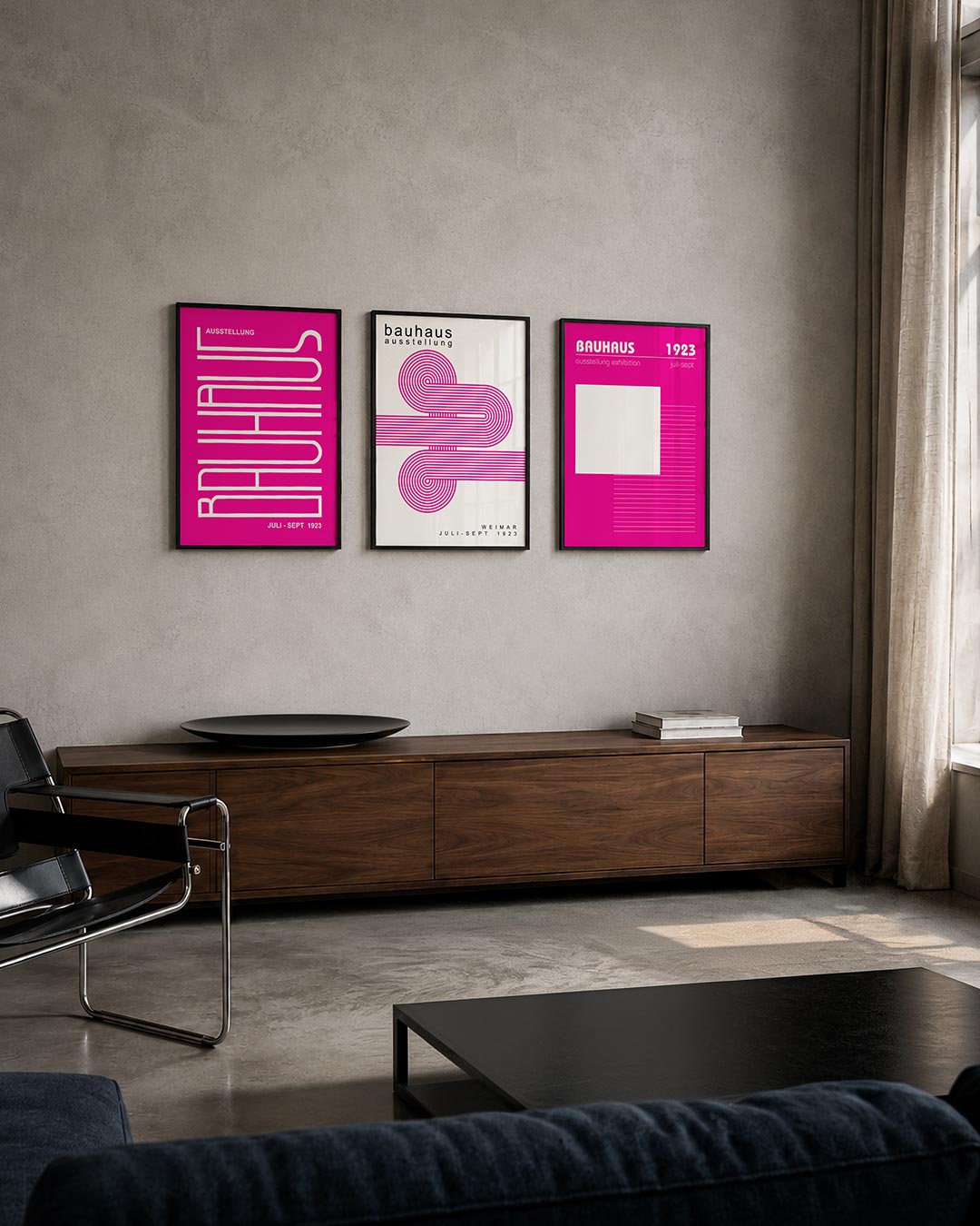Lijnen en kleurvlakken Posterset