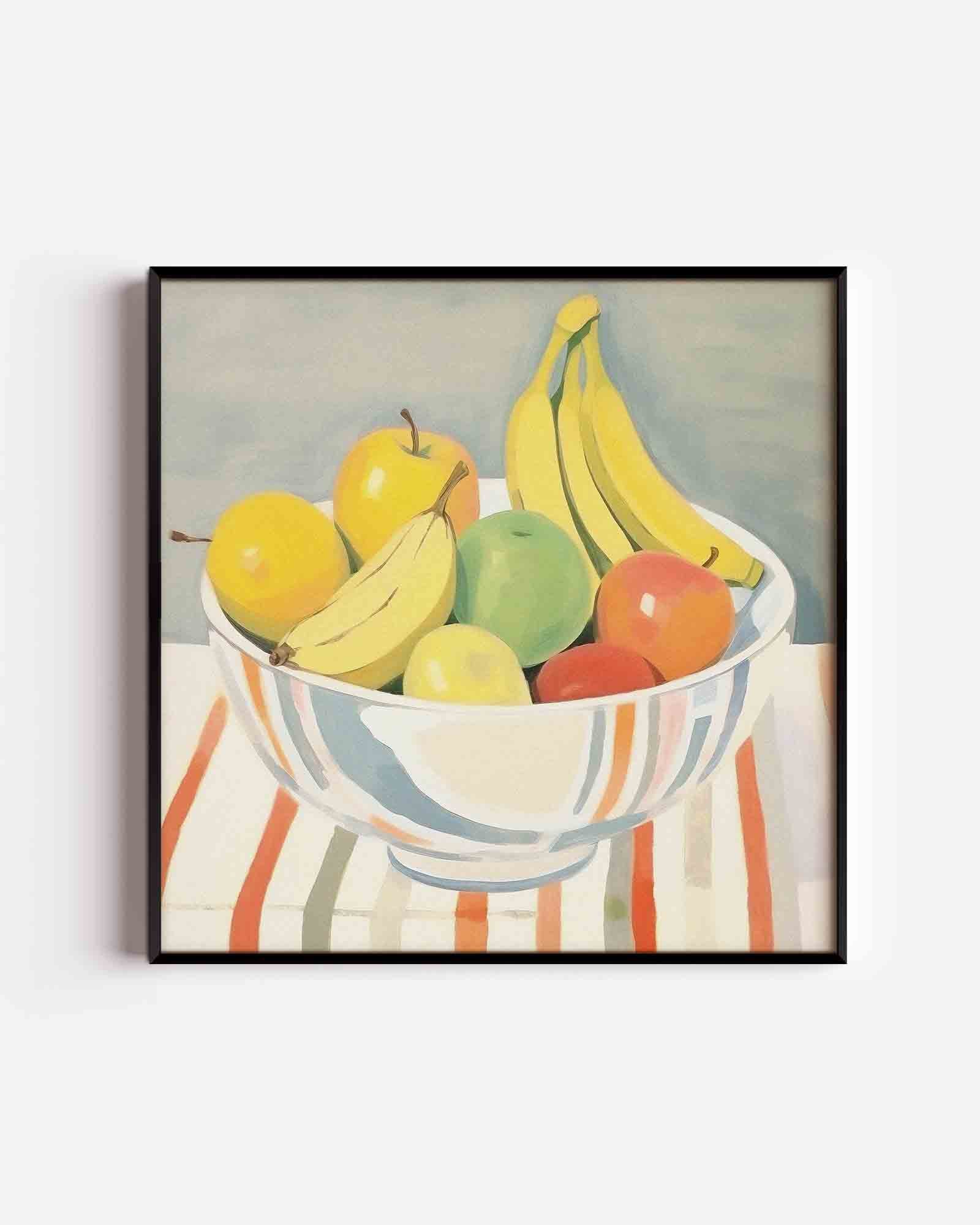 Fruit in schaal Poster