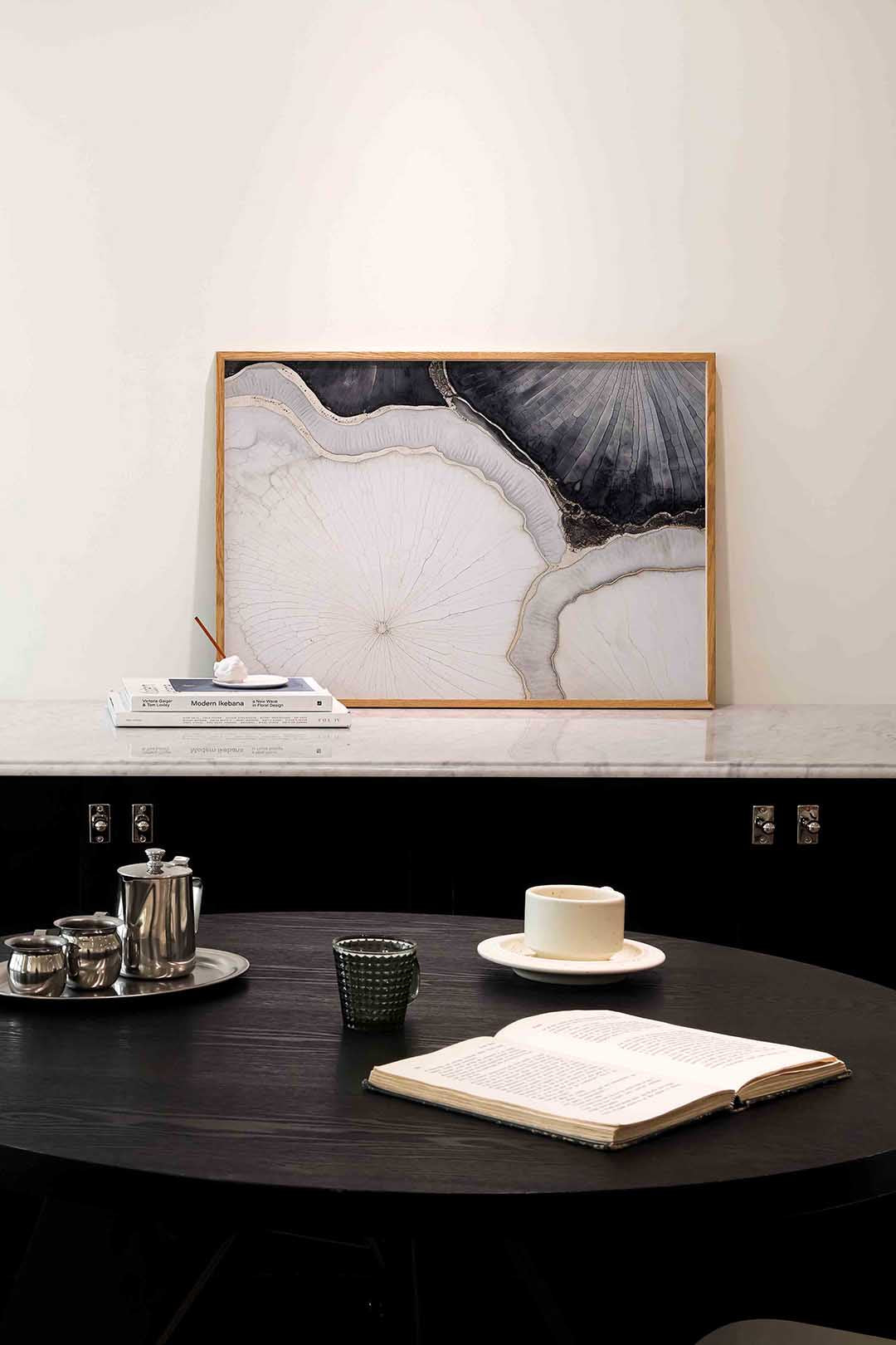 Abstracte lagen Poster