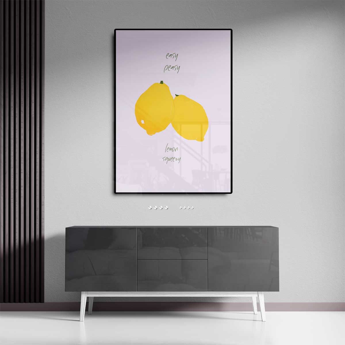 Easy Peasy Lemon Squeezy Kunstwerk-canvas-dibond-plexiglas-wanddecoratie-WallArtistic