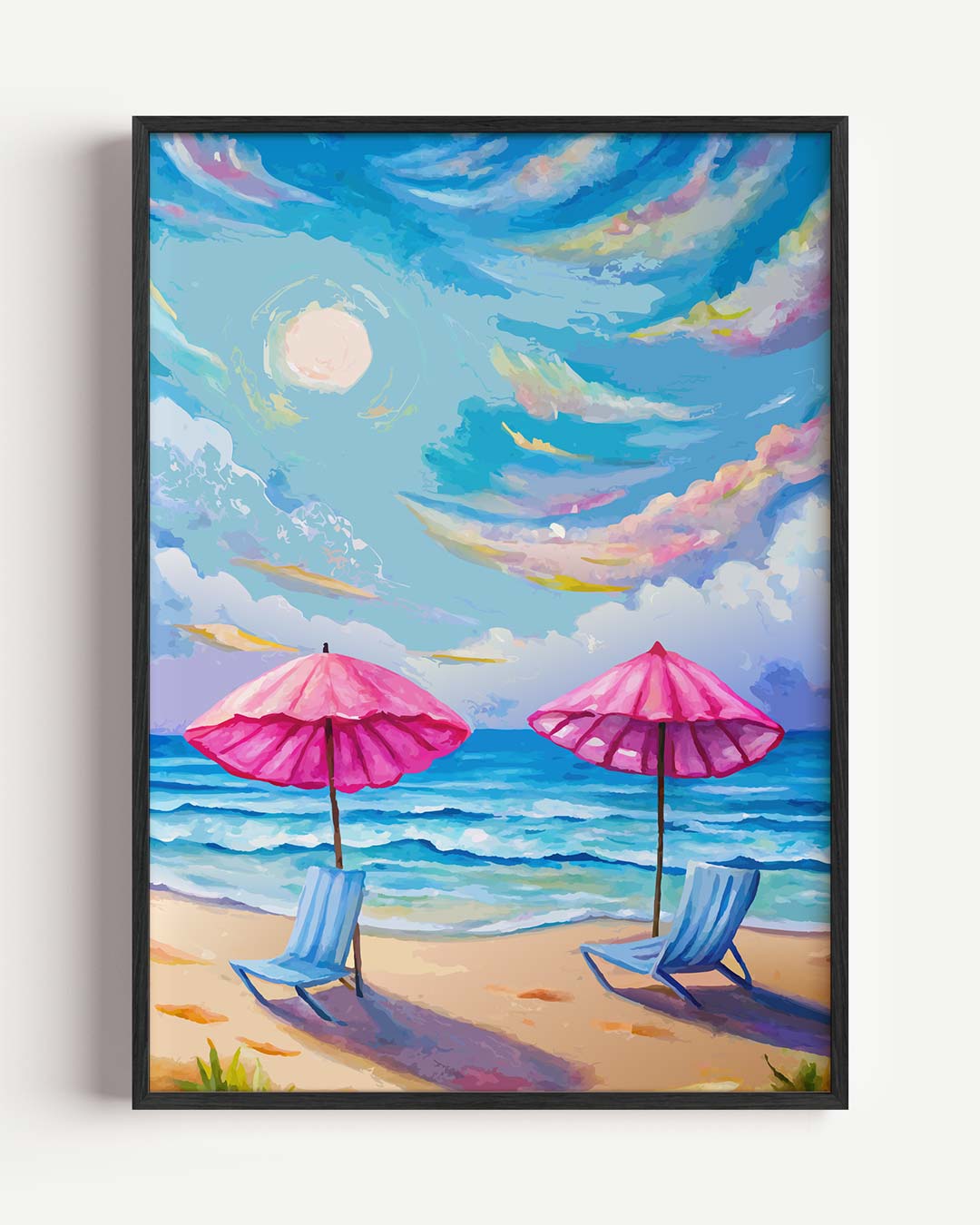 Tropische Stranddroom Poster