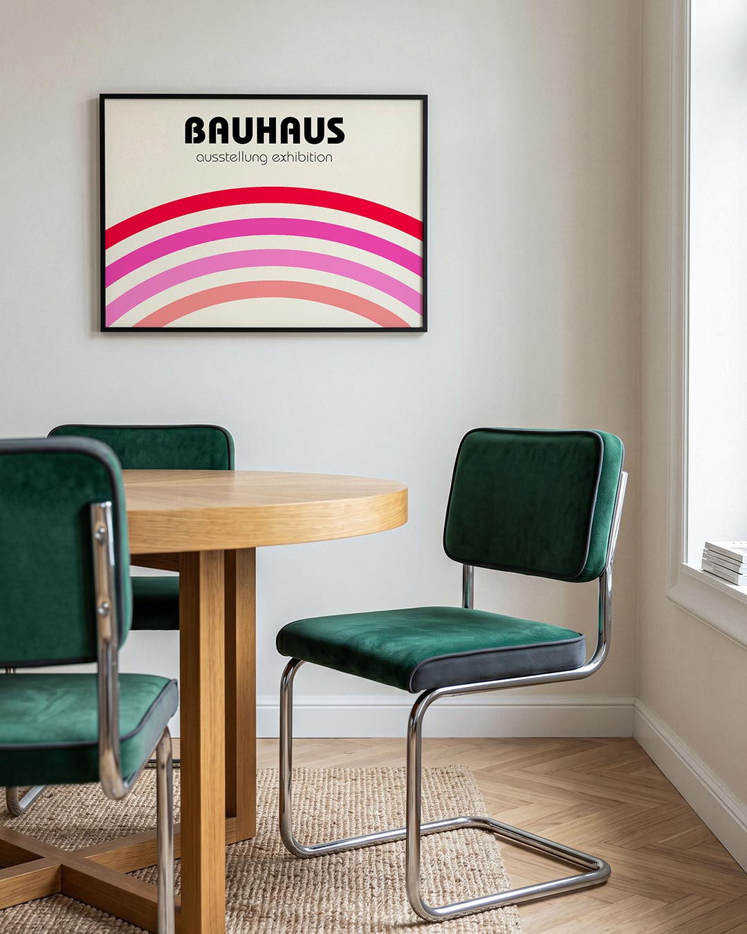 Kleurboog en tekst Poster