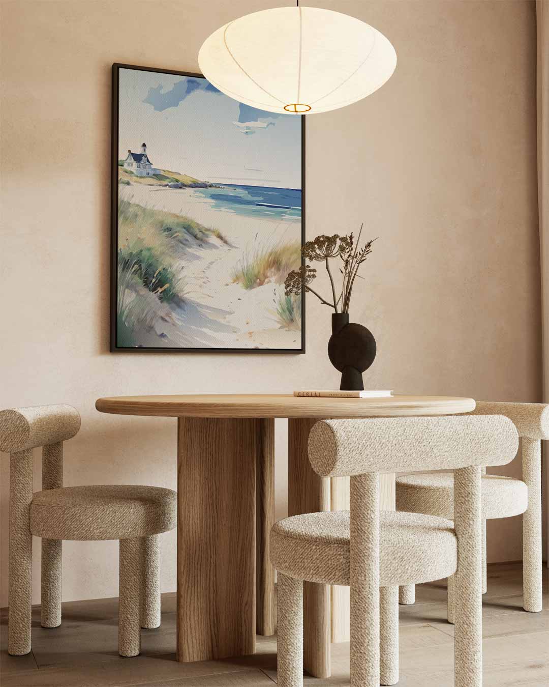 Zomer aan Zee Kunstwerk-canvas-dibond-plexiglas-wanddecoratie-WallArtistic