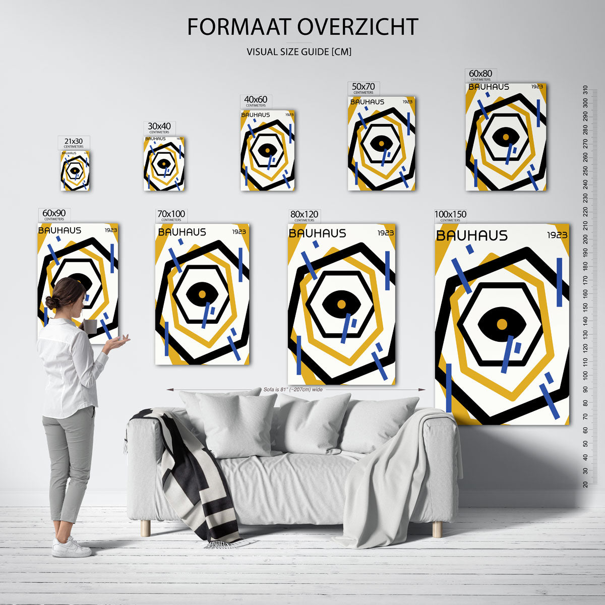 Vorm en kleur Poster