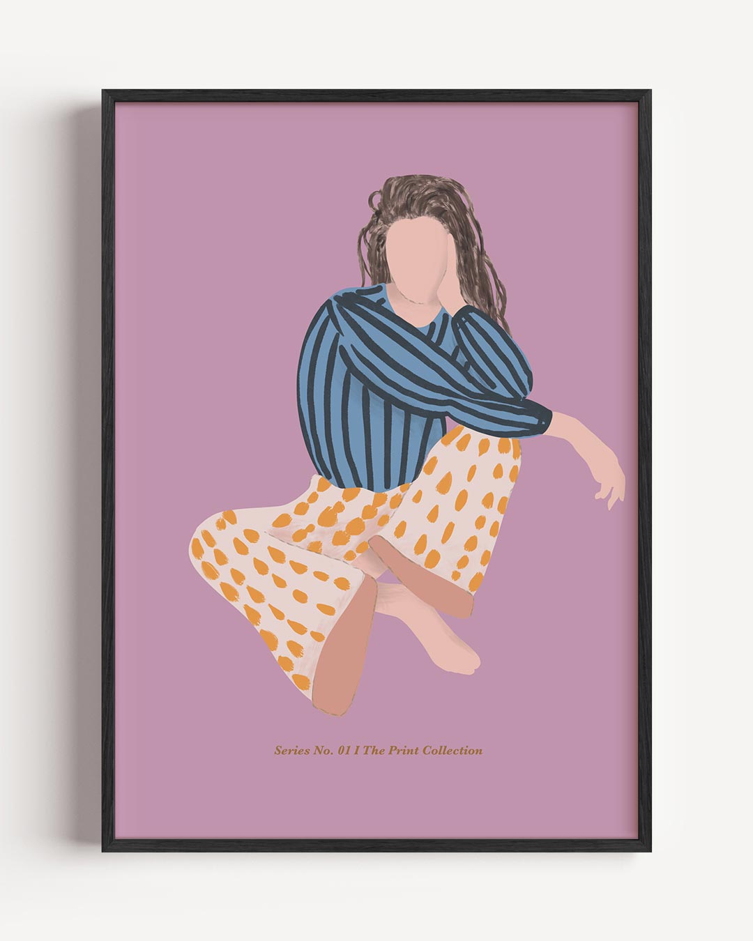 Stijlvolle Vrouwelijke Kunstposter-WallArtistic