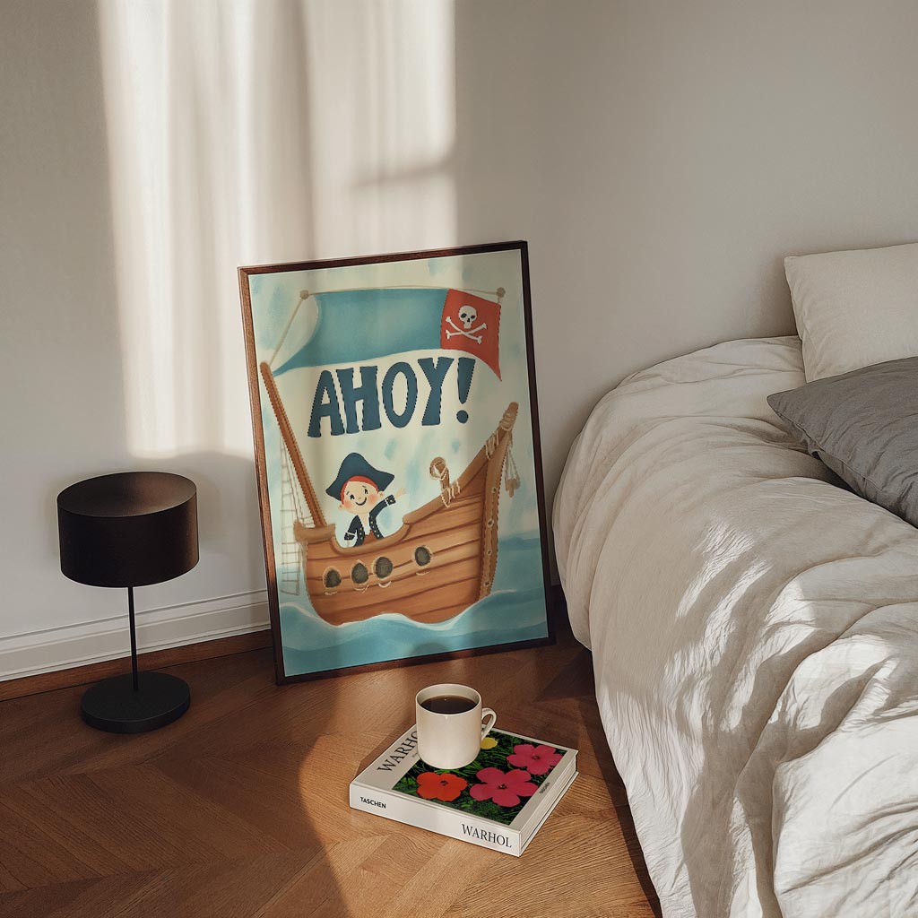 Piratenavontuur Kinderkamerposter