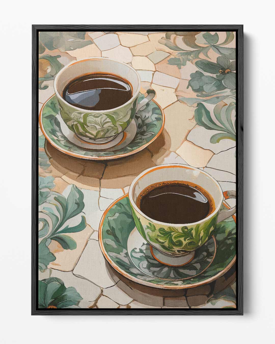 Gezellige Koffiepauze Kunstwerk Kunstwerk-canvas-dibond-plexiglas-wanddecoratie-WallArtistic