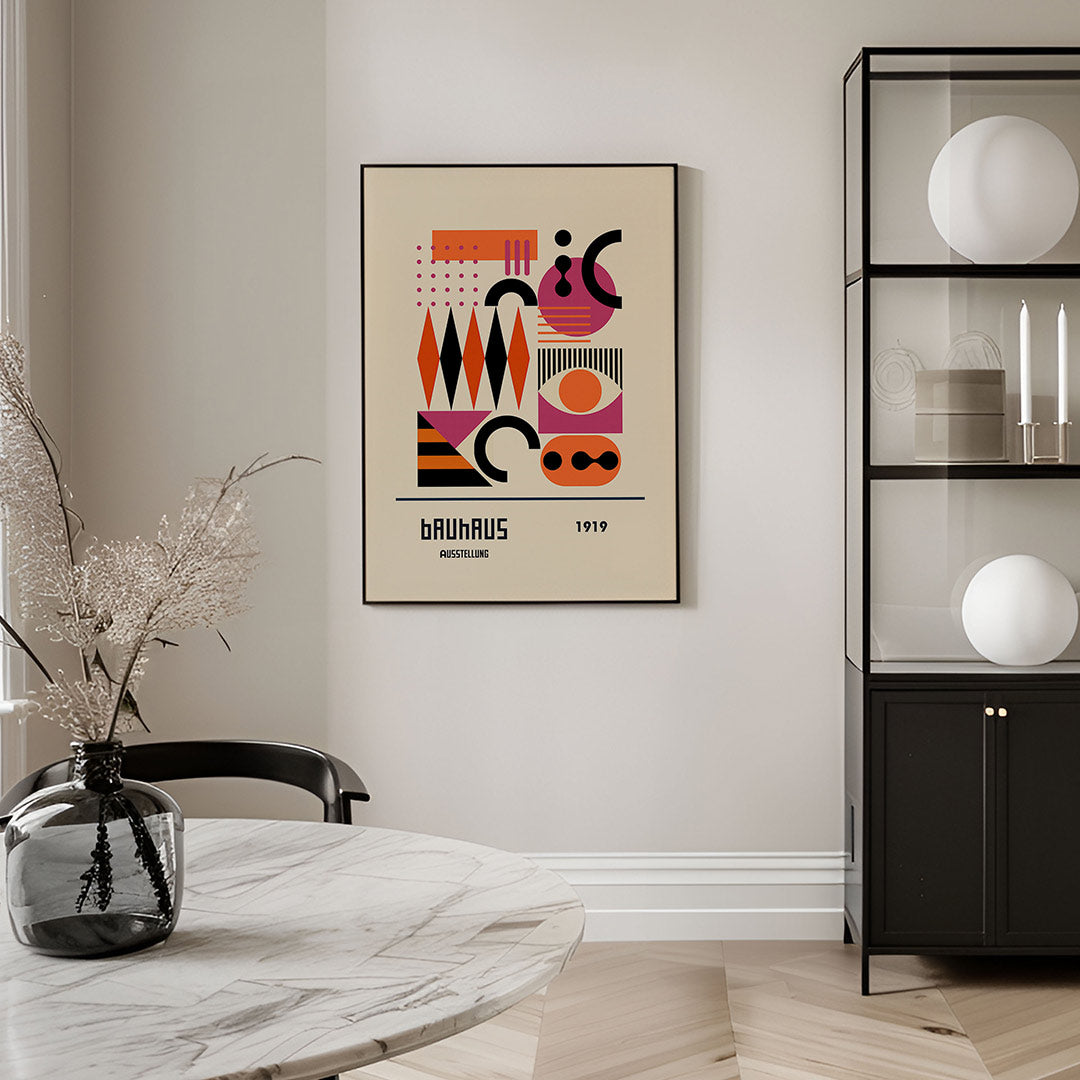 Vormen en vlakkenspel Poster