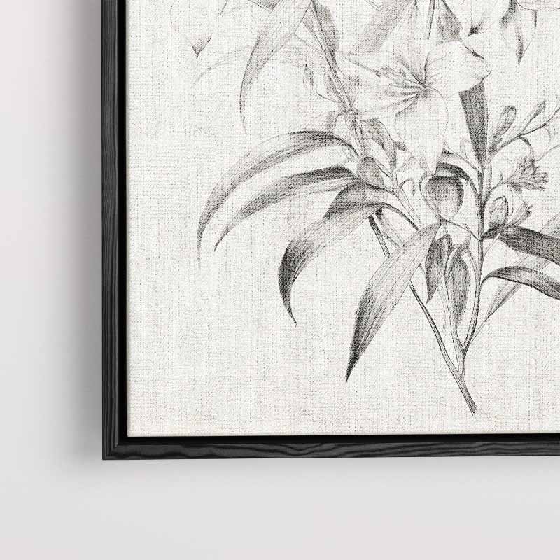 Elegante Bloemschildering Kunstwerk-canvas-dibond-plexiglas-wanddecoratie-WallArtistic