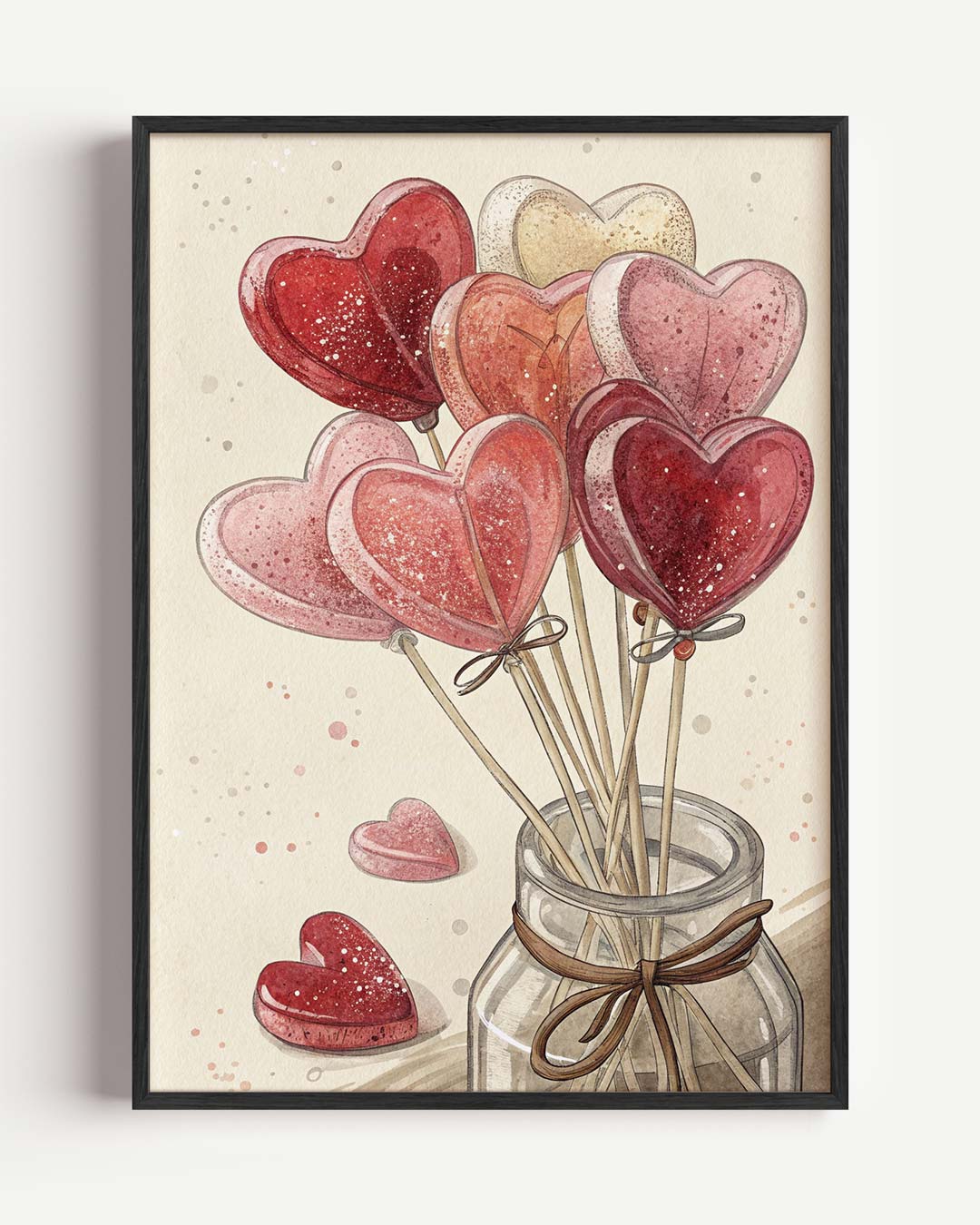 Zachte Hartjes Lolly Poster