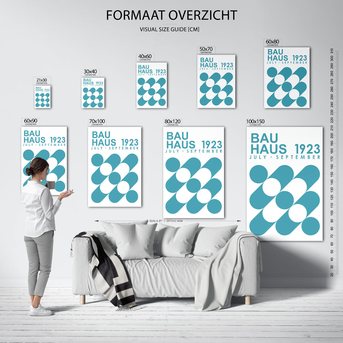 Vormen en vlakken Poster