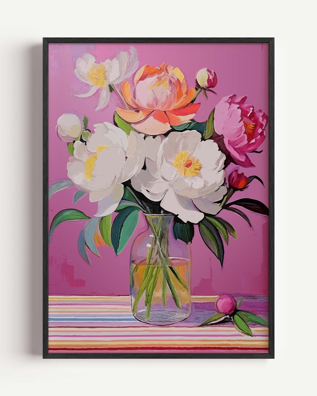 Elegante Bloemenpracht Poster