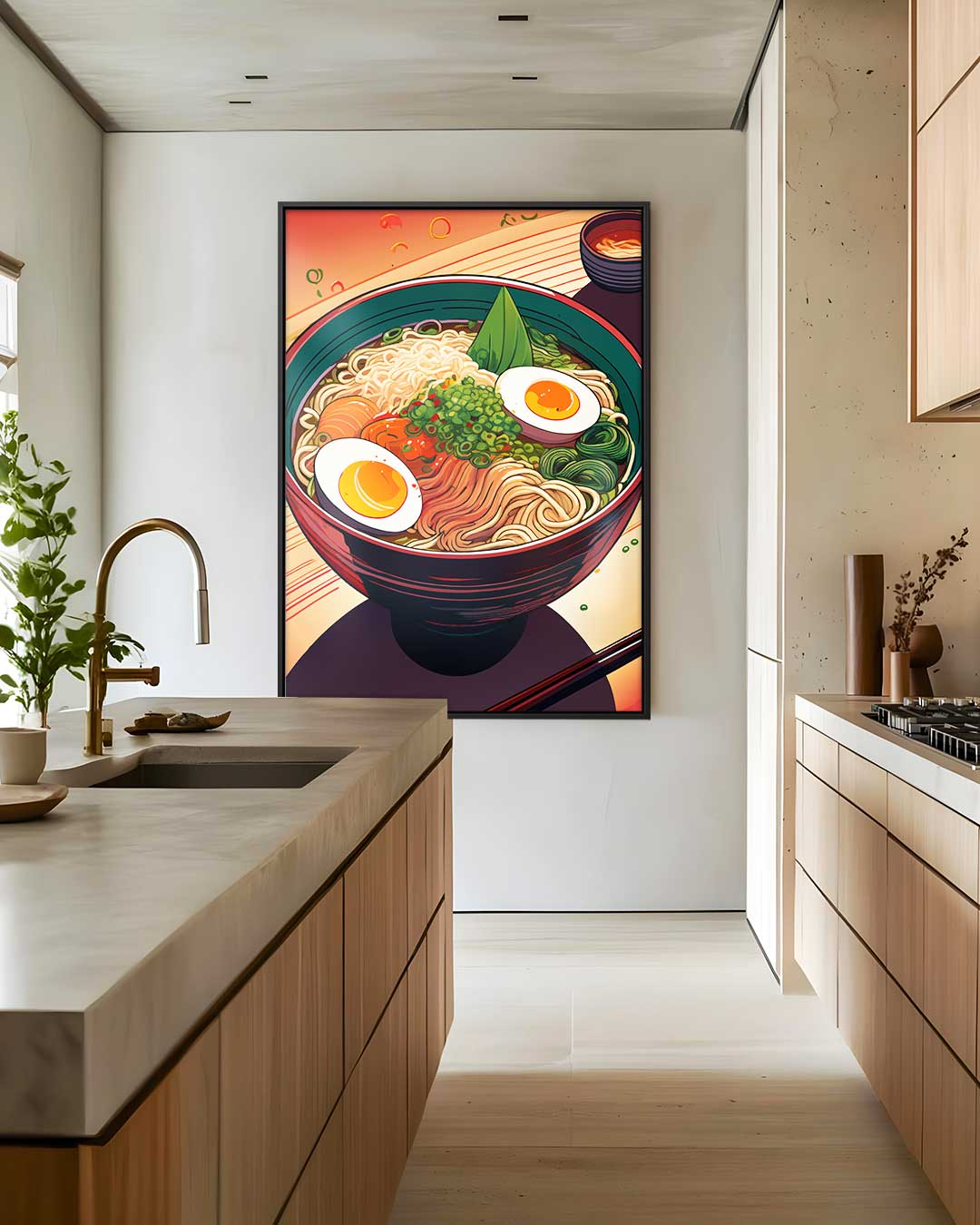 Kleurrijke Ramen Illustratie Kunstwerk-canvas-dibond-plexiglas-wanddecoratie-WallArtistic
