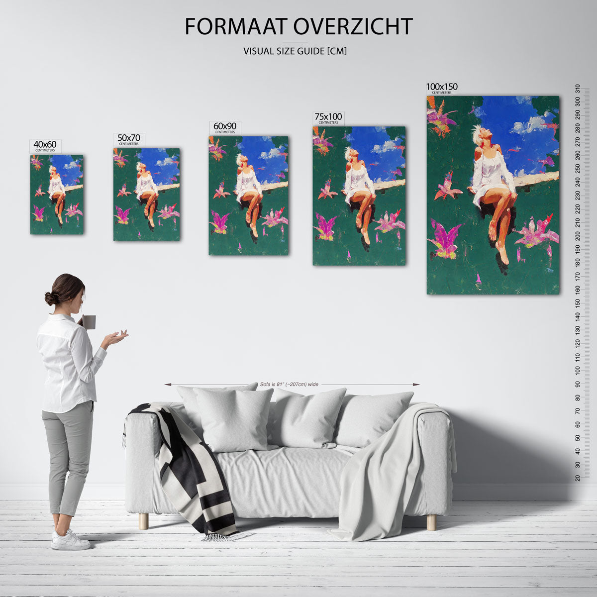 Zonnige droom Kunstwerk