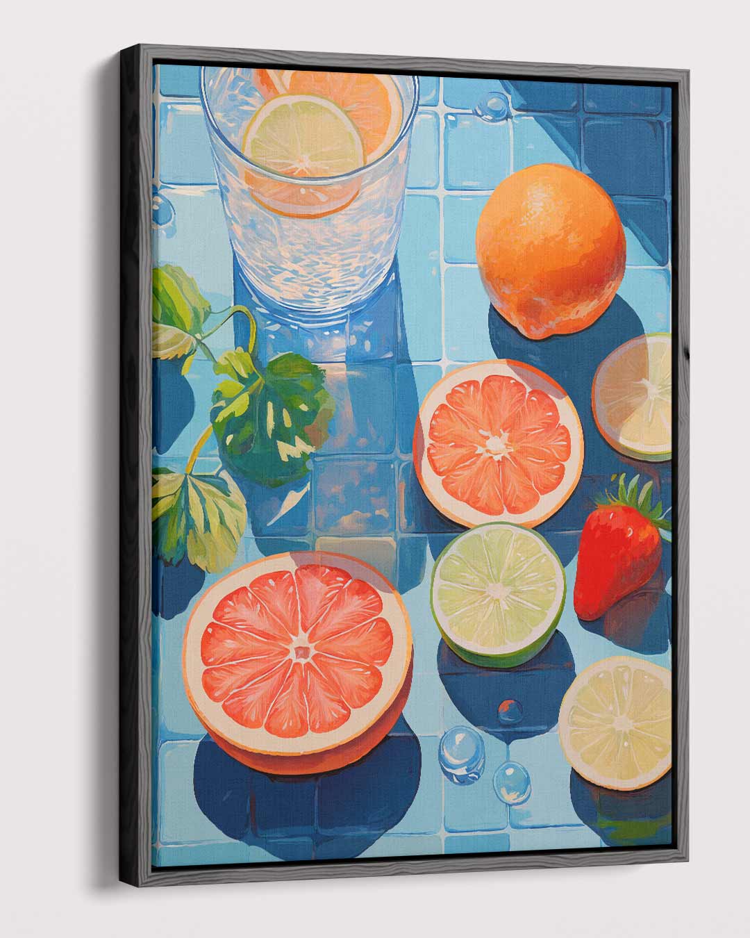 Zomerse Vruchtensensatie Kunstwerk-canvas-dibond-plexiglas-wanddecoratie-WallArtistic