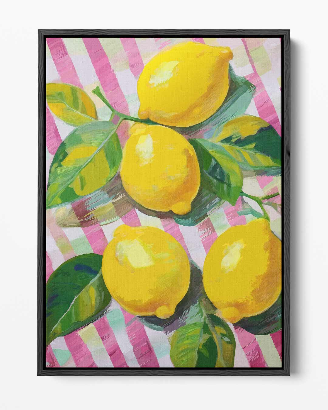 Zomerse Citroentjes Kunstwerk-canvas-dibond-plexiglas-wanddecoratie-WallArtistic