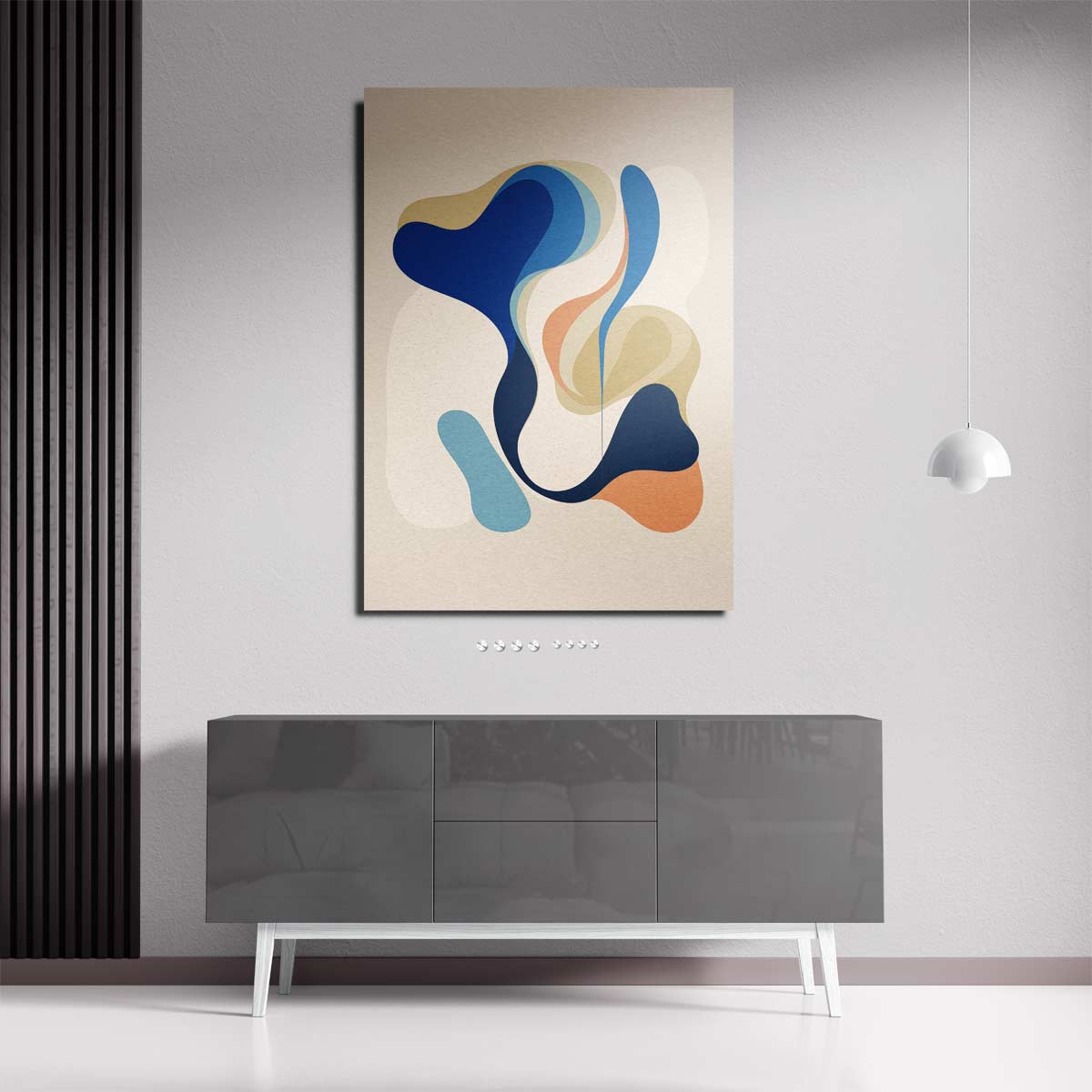 Kleurig Stromen Kunstwerk-canvas-dibond-plexiglas-wanddecoratie-WallArtistic