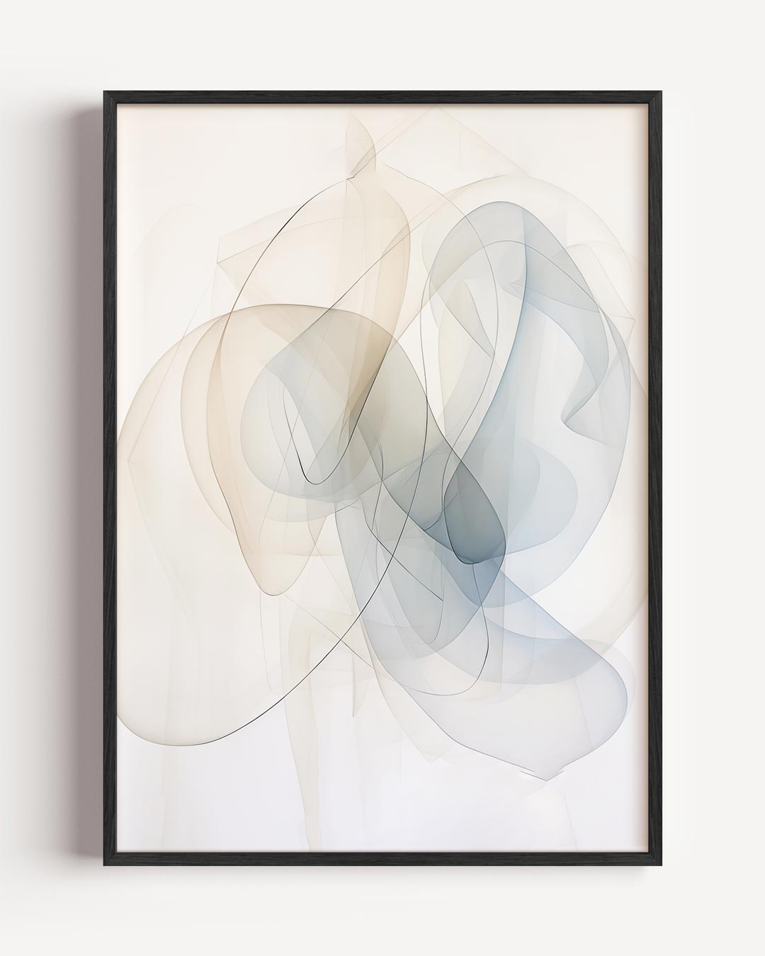 Dromerige Abstracte Kunstposter-WallArtistic