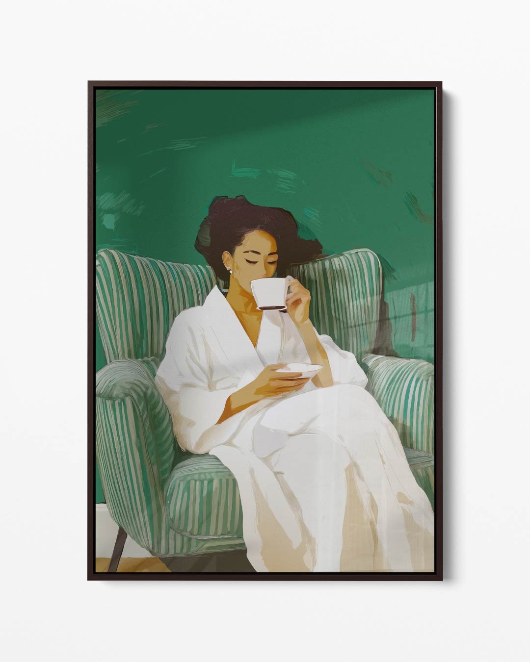 Ochtendrust met Koffie Kunstwerk-canvas-dibond-plexiglas-wanddecoratie-WallArtistic