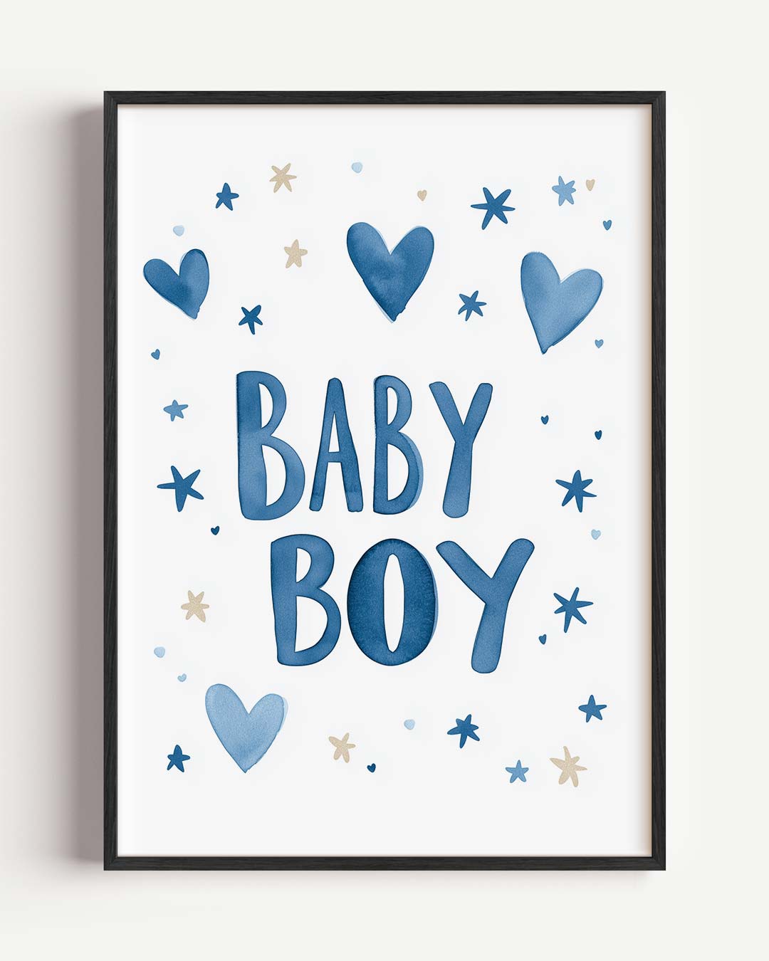 Welkom Baby Jongen Poster