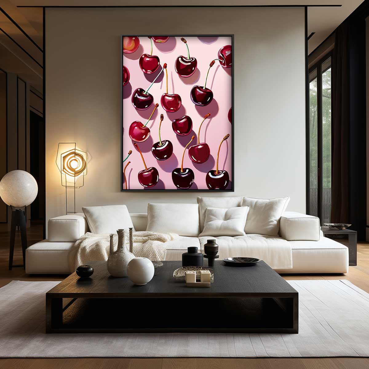 Zoete Kersenpop Kunstwerk-canvas-dibond-plexiglas-wanddecoratie-WallArtistic