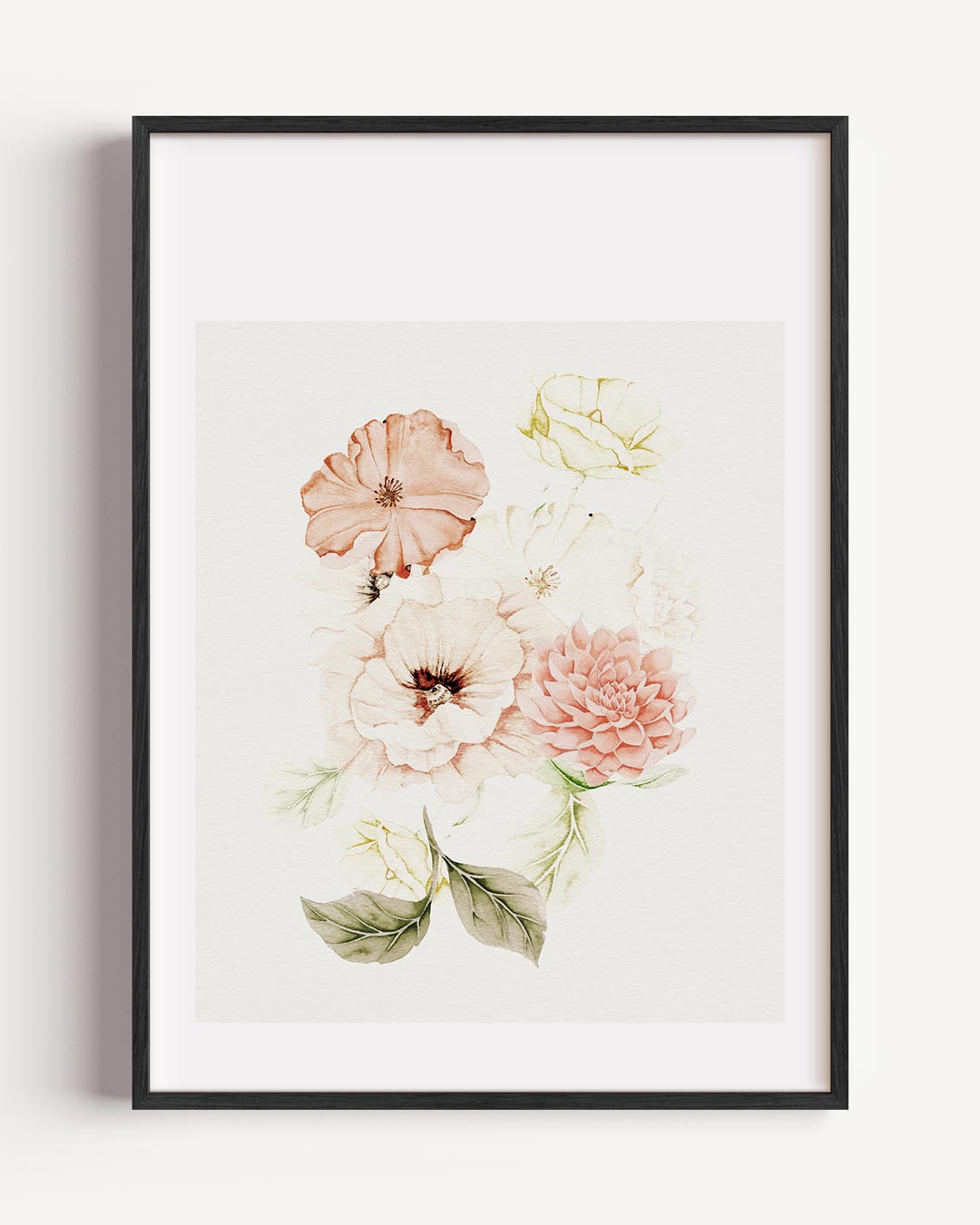 Elegante Bloemenpracht Poster-WallArtistic