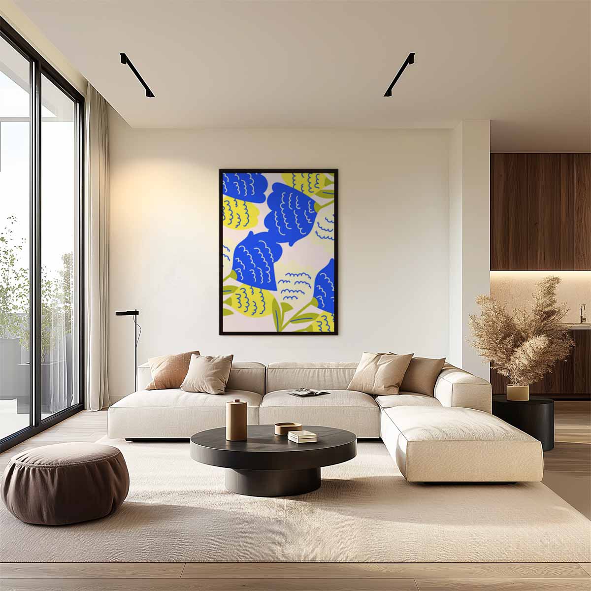 Bloemenexplosie Kunstwerk-canvas-dibond-plexiglas-wanddecoratie-WallArtistic