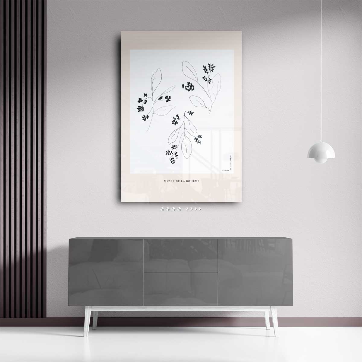 Botanische Schetsen Kunstwerk-canvas-dibond-plexiglas-wanddecoratie-WallArtistic