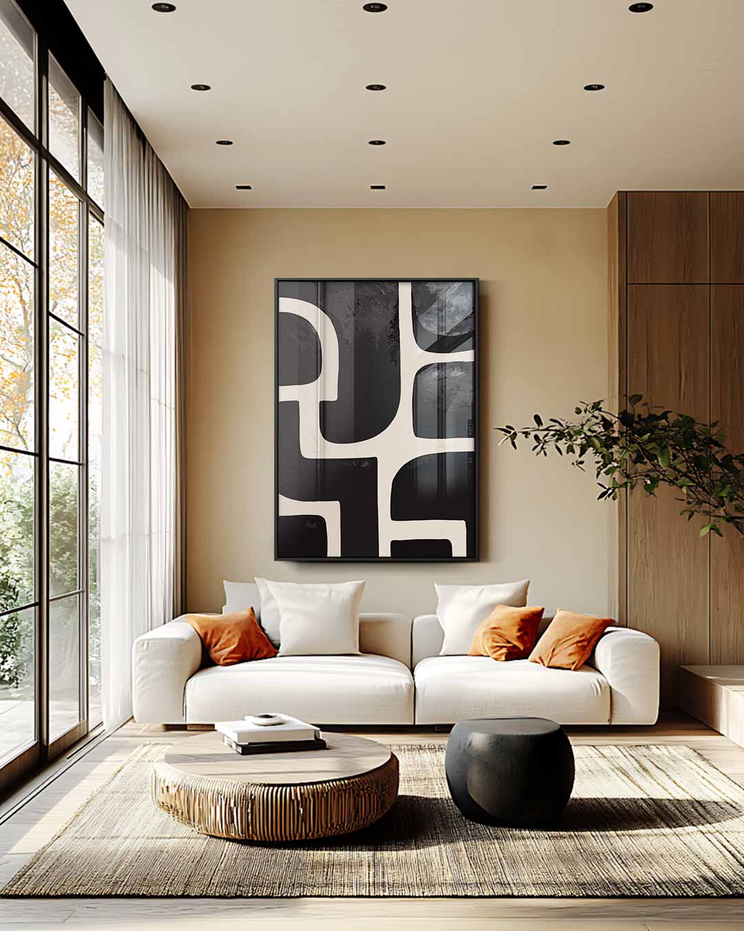 Moderne Abstracte Visie Kunstwerk-canvas-dibond-plexiglas-wanddecoratie-WallArtistic