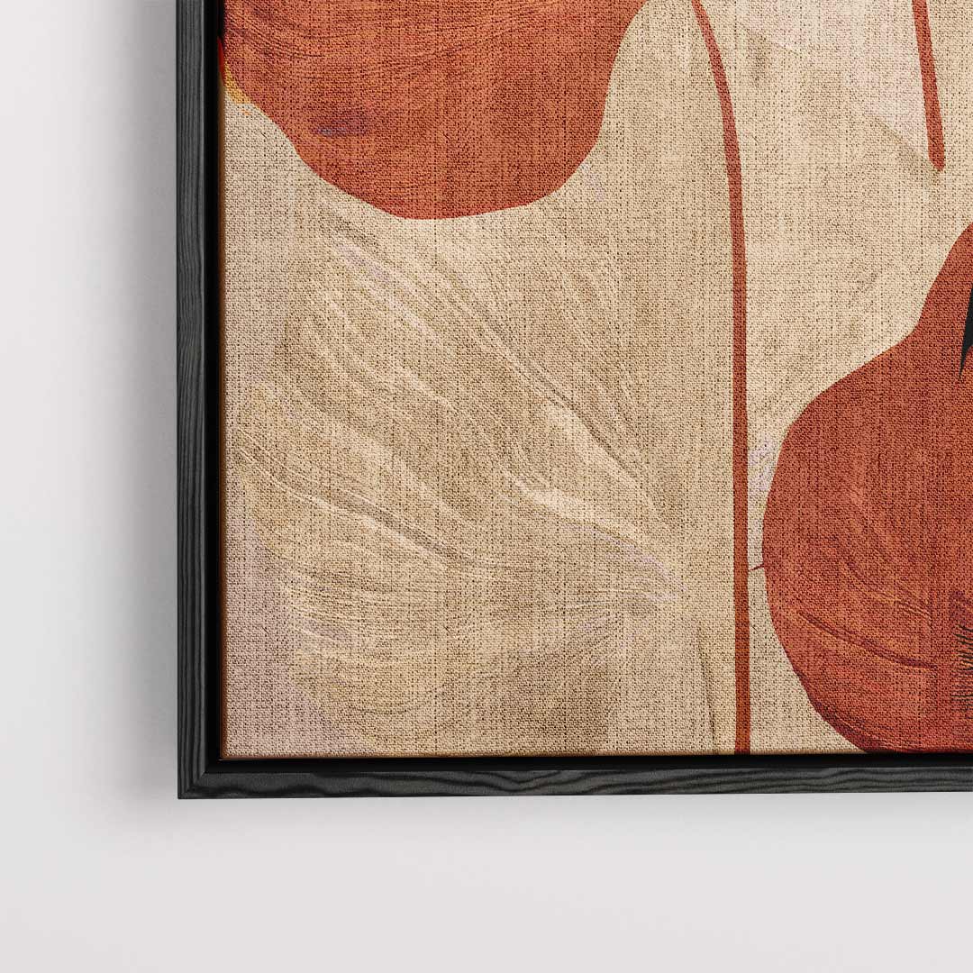Herfstbladeren Elegantie Kunstwerk-canvas-dibond-plexiglas-wanddecoratie-WallArtistic