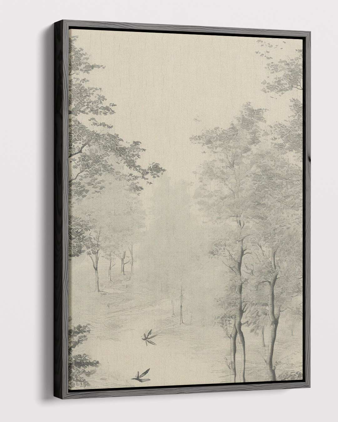 Mystieke Boswandeling Kunstwerk-canvas-dibond-plexiglas-wanddecoratie-WallArtistic
