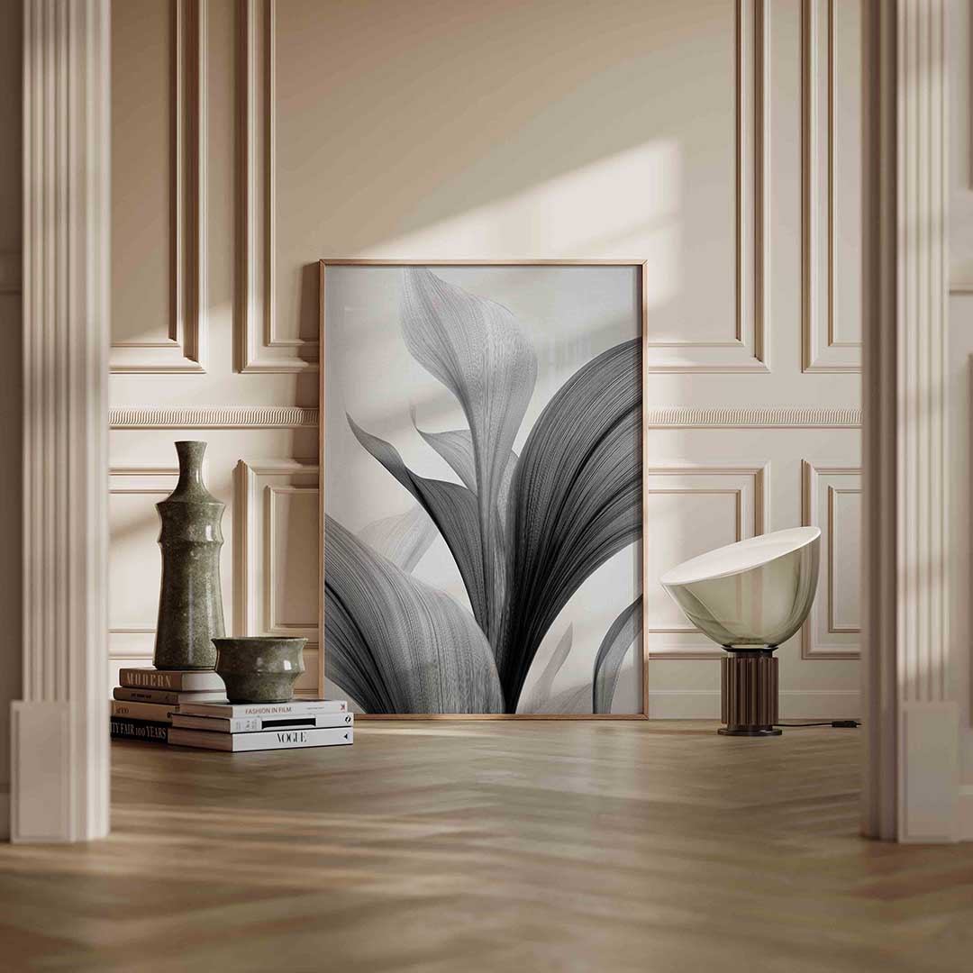Abstracte bladeren Poster