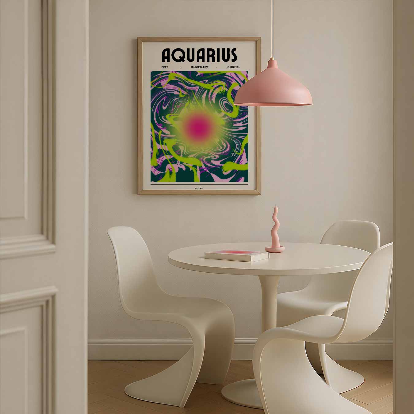 Aquarius Abstracte Poster