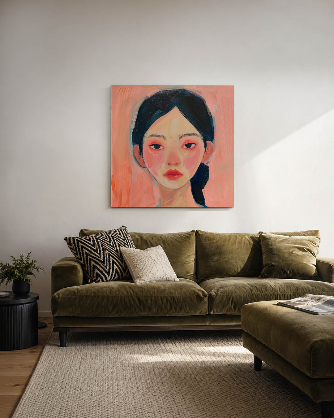 Portretstudie Kunstwerk