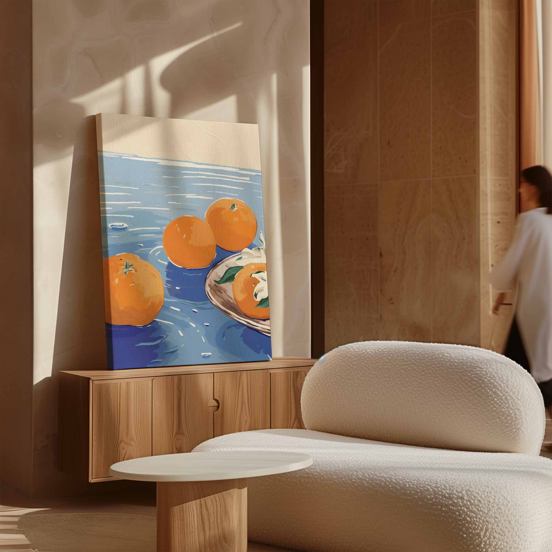 Zomers Citrus Geluk Kunstwerk-canvas-dibond-plexiglas-wanddecoratie-WallArtistic